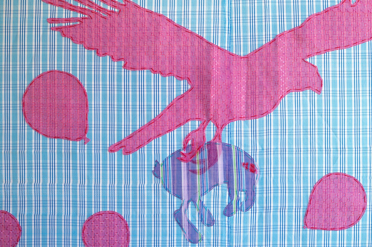 fabric work by Dulce
